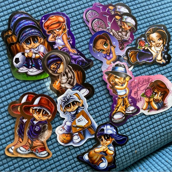 HUGE VINTAGE LOT STICKERS - Picture 5 of 16